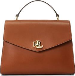 ΔΕΡΜΑΤΙΝΗ ΤΣΑΝΤΑ ΧΡΩΜΑ: ΚΑΦΕ, 431915781 LAUREN RALPH LAUREN