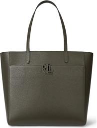 ΔΕΡΜΑΤΙΝΗ ΤΣΑΝΤΑ ΧΡΩΜΑ: ΚΑΦΕ, 431960183 LAUREN RALPH LAUREN