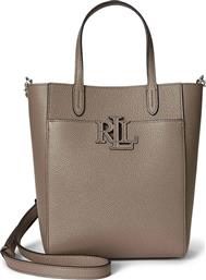 ΔΕΡΜΑΤΙΝΗ ΤΣΑΝΤΑ ΧΡΩΜΑ: ΚΑΦΕ, 431966760 LAUREN RALPH LAUREN