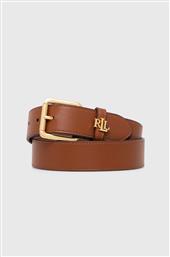 ΔΕΡΜΑΤΙΝΗ ΖΩΝΗ ΧΡΩΜΑ: ΚΑΦΕ, 412942212 LAUREN RALPH LAUREN