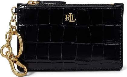 ΔΕΡΜΑΤΙΝΟ ΠΟΡΤΟΦΟΛΙ ΧΡΩΜΑ: ΜΑΥΡΟ, 432979863 LAUREN RALPH LAUREN