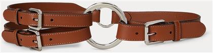 ΓΥΝΑΙΚΕΙΑ ΔΕΡΜΑΤΙΝΗ ΖΩΝΗ ΜΕ O-RING - 412908273005 ΤΑΜΠΑ LAUREN RALPH LAUREN