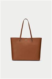 ΓΥΝΑΙΚΕΙΑ ΤΣΑΝΤΑ ΩΜΟΥ ΜΟΝΟΧΡΩΜΗ ''LARGE KARLY TOTE'' - 324-431911655/002 ΤΑΜΠΑ LAUREN RALPH LAUREN