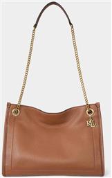 ΓΥΝΑΙΚΕΙΑ ΤΣΑΝΤΑ ΩΜΟΥ TOTE ''BRADLEY PEBBLED MEDIUM'' - 25263933-ONE ΤΑΜΠΑ LAUREN RALPH LAUREN