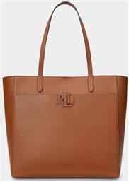LAUREN RALPH LAUREN ΓΥΝΑΙΚΕΙΑ ΤΣΑΝΤΑ ΩΜΟΥ TOTE ''CAMERYN PEBBLED LARGE'' - 25264782-ONE ΤΑΜΠΑ