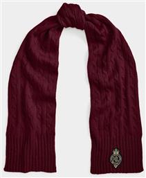 ΓΥΝΑΙΚΕΙΟ ΚΑΣΚΟΛ ΜΕ CABLE KNIT PATTERN ΚΑΙ ΛΟΓΟΤΥΠΟ - 454P04456006 ΜΠΟΡΝΤΟ LAUREN RALPH LAUREN