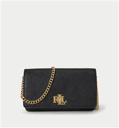 ΓΥΝΑΙΚΕΙΟ MINI BAG ''TEXTURED CROSSBODY TURN-LOCK TECH CASE'' - 25264977-ONE ΜΑΥΡΟ LAUREN RALPH LAUREN