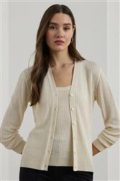 ΛΙΝΗ ΖΑΚΕΤΑ ΧΡΩΜΑ: ΜΠΕΖ, 200971350 LAUREN RALPH LAUREN