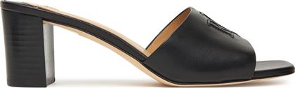 ΠΑΝΤΟΦΛΕΣ EVERLEY BLOCK-HEEL 802974364001 ΜΑΥΡΟ LAUREN RALPH LAUREN