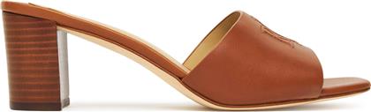 ΠΑΝΤΟΦΛΕΣ EVERLEY BLOCK-HEEL 802974364002 ΚΑΦΕ LAUREN RALPH LAUREN