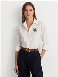 ΠΟΥΚΑΜΙΣΟ 200932538001 ΛΕΥΚΟ STRAIGHT FIT LAUREN RALPH LAUREN