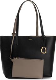 ΤΣΑΝΤΑ RVRSBLE TOTE 431795329001 ΜΑΥΡΟ LAUREN RALPH LAUREN