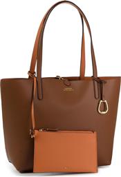 ΤΣΑΝΤΑ RVRSBLE TOTE 431795329002 ΠΟΡΤΟΚΑΛΙ LAUREN RALPH LAUREN