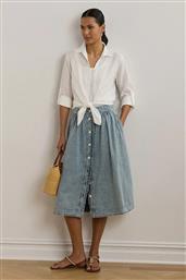 ΒΑΜΒΑΚΕΡΗ ΤΖΙΝ ΦΟΥΣΤΑ ΧΡΩΜΑ: ΜΠΛΕ, 200963898 LAUREN RALPH LAUREN