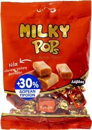 ΚΑΡΑΜΕΛΕΣ ΒΟΥΤΥΡΟΥ MILKY POPS 100G + 30% ΔΩΡΟ ΛΑΒΔΑΣ