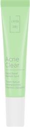 ACNE CLEAR RAPID RELIEF BLEMISH SPOT GEL ΚΑΤΑΠΡΑΥΝΤΙΚΗ ΚΡΕΜΑ-GEL ΤΟΠΙΚΗΣ ΕΦΑΡΜΟΓΗΣ ΚΑΘΗΜΕΡΙΝΗΣ ΧΡΗΣΗΣ ΓΙΑ ΤΗΝ ΑΝΤΙΜΕΤΩΠΙΣΗ ΣΠΥΡΙΩΝ & ΛΙΠΑΡΟΤΗΤΑΣ ΣΕ ΑΚΝΕΙΚΑ ΔΕΡΜΑΤΑ 15ML LAVISH CARE