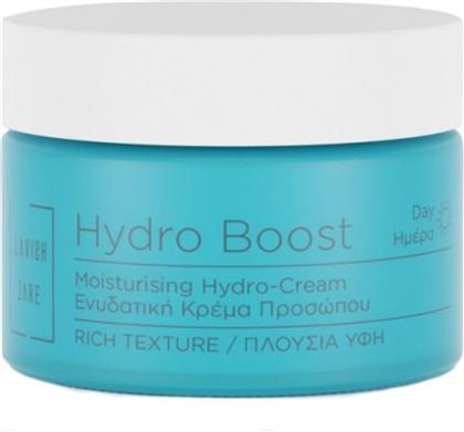 HYDRO BOOST MOISTURISING RICH TEXTURE DAY FACE HYDRO-CREAM ΕΝΥΔΑΤΙΚΗ ΚΡΕΜΑ ΠΡΟΣΩΠΟΥ ΗΜΕΡΑΣ ΣΕ ΠΛΟΥΣΙΑ ΥΦΗ 50ML LAVISH CARE