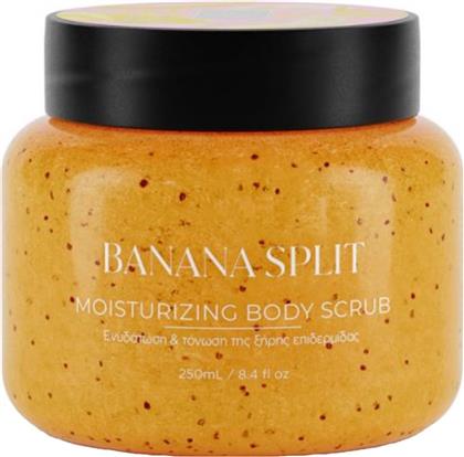 MOISTURIZING BODY SCRUB BANANA SPLIT ΑΠΟΛΕΠΙΣΤΙΚΟ ΣΩΜΑΤΟΣ ΓΙΑ ΕΝΥΔΑΤΩΣΗ & ΤΟΝΩΣΗ ΤΗΣ ΞΗΡΗΣ ΕΠΙΔΕΡΜΙΔΑΣ 250ML LAVISH CARE