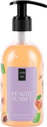 PEACHY SUNSET BODY LOTION ΕΝΥΔΑΤΙΚΗ ΚΡΕΜΑ ΣΩΜΑΤΟΣ ΜΕ ΕΥΧΑΡΙΣΤΟ ΑΡΩΜΑ ΡΟΔΑΚΙΝΟ ΜΕ ΑΝΤΛΙΑ 300ML LAVISH CARE