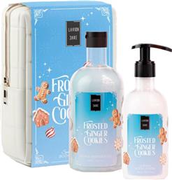 PROMO FROSTED GINGER COOKIES BATH & SHOWER GEL 500ML & GLITTER BODY LOTION 300ML & ΝΕΣΕΣΕΡ 1 ΤΕΜΑΧΙΟ LAVISH CARE