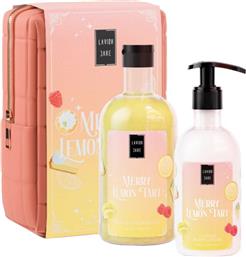 PROMO MERRY LEMON TART BATH & SHOWER GEL 500ML & GLITTER BODY LOTION 300ML & ΝΕΣΕΣΕΡ 1 ΤΕΜΑΧΙΟ LAVISH CARE