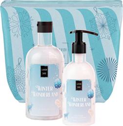 PROMO WINTER WONDERLAND BATH & SHOWER GEL 500ML & GLITTER BODY LOTION 300ML & ΝΕΣΕΣΕΡ 1 ΤΕΜΑΧΙΟ LAVISH CARE