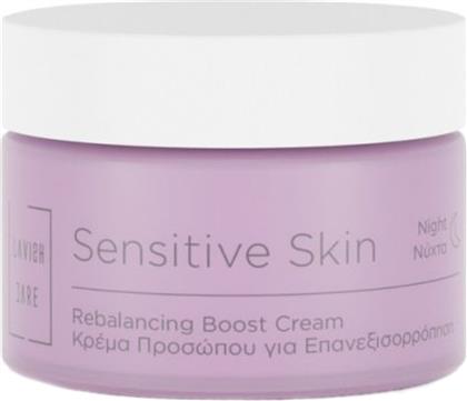 SENSITIVE SKIN REBALANCING BOOST CREAM NIGHT ΕΝΥΔΑΤΙΚΗ & ΚΑΤΑΠΡΑΥΝΤΙΚΗ ΚΡΕΜΑ ΠΡΟΣΩΠΟΥ ΝΥΚΤΟΣ ΓΙΑ ΕΠΑΝΕΞΙΣΟΡΡΟΠΗΣΗ 50ML LAVISH CARE