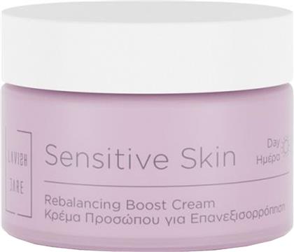 SENSITIVE SKIN REBALANCING BOOST DAY CREAM ΚΑΤΑΠΡΑΥΝΤΙΚΗ & ΕΝΥΔΑΤΙΚΗ ΚΡΕΜΑ ΗΜΕΡΑΣ ΓΙΑ ΕΥΑΙΣΘΗΤΕΣ ΕΠΙΔΕΡΜΙΔΕΣ 50ML LAVISH CARE