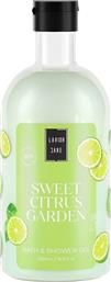 SHOWER GEL SWEET CITRUS GARDEN ΕΝΥΔΑΤΙΚΟ & ΑΡΩΜΑΤΙΚΟ ΑΦΡΟΛΟΥΤΡΟ ΜΕ ΑΡΩΜΑ ΕΣΠΕΡΙΔΟΕΙΔΗ 500ML LAVISH CARE