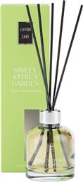 SWEET CITRUS GARDEN HOME FRAGRANCE ΑΡΩΜΑΤΙΚΟ ΧΩΡΟΥ ΜΕ ΝΟΤΕΣ ΠΕΡΓΑΜΟΝΤΟΥ & ΒΑΝΙΛΙΑΣ 100ML LAVISH CARE