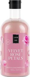 VELVET ROSE PETALS BATH & SHOWER GEL ΕΝΥΔΑΤΙΚΟ & ΑΡΩΜΑΤΙΚΟ ΑΦΡΟΛΟΥΤΡΟ ΜΕ ΑΡΩΜΑ ΤΡΙΑΝΤΑΦΥΛΛΟ 500ML LAVISH CARE