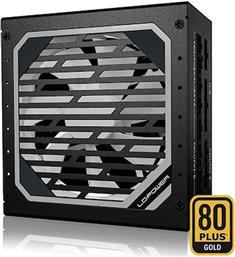 ΤΡΟΦΟΔΟΤΙΚΟ ΥΠΟΛΟΓΙΣΤΗ FULLY MODULAR V2.31 750W 80+ GOLD 120MM FAN - ΜΑΥΡΟ LC-POWER