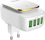 A4405 2.4A LED LAMP + 4 USB HOME CHARGER LDNIO