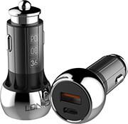 C1 USB USB-C CAR CHARGER + MICROUSB CABLE LDNIO