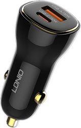 C103 CAR CHARGER 60W USB-A USB-C LDNIO