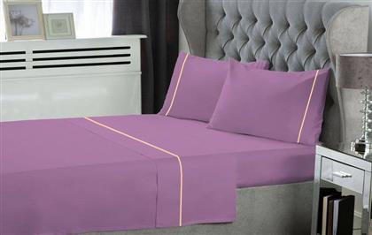 ΣΕΝΤΟΝΙΑ ΥΠΕΡΔΙΠΛΑ LILAC ΣΕΤ 4ΤΜΧ ΧΩΡΙΣ ΛΑΣΤΙΧΟ (240X270CM) LE BLANC