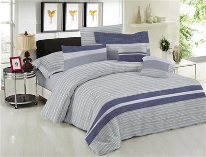 ΣΕΤ ΣΕΝΤΟΝΙΑ ΥΠΕΡΔΙΠΛΑ PREMIUM BROOKLYN ICE ΒΑΜΒΑΚΕΡΟ (160CMX200CM) LE BLANC