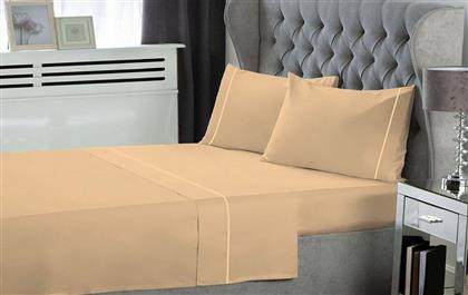 ΣΕΤ ΣΕΝΤΟΝΙΑ ΥΠΕΡΔΙΠΛΑ SAND (160CMX200CM) LE BLANC
