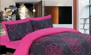 ΣΕΤ ΣΕΝΤΟΝΙΑ ΜΟΝΑ PREMIUM NIGHT LOTUS FUCHSIA ΜΕ ΛΑΣΤΙΧΟ 100X200+33CM LE BLANC