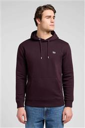 ΑΝΔΡΙΚΗ ΜΠΛΟΥΖΑ ΦΟΥΤΕΡ ΜΕ ΚΟΥΚΟΥΛΑ ΚΑΙ ΛΟΓΟΤΥΠΟ REGULAR FIT - 112371837 ΜΟΒ LEE