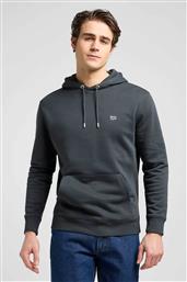 ΑΝΔΡΙΚΗ ΜΠΛΟΥΖΑ ΦΟΥΤΕΡ ΜΕ ΚΟΥΚΟΥΛΑ ΚΑΙ ΛΟΓΟΤΥΠΟ REGULAR FIT - 112371838 ΑΝΘΡΑΚΙ LEE