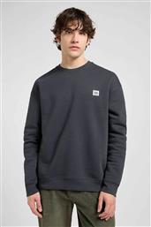 ΑΝΔΡΙΚΗ ΜΠΛΟΥΖΑ ΦΟΥΤΕΡ ΜΕ ΛΟΓΟΤΥΠΟ REGULAR FIT ''SWEATSHIRT'' - 112372312 ΑΝΘΡΑΚΙ LEE