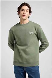 ΑΝΔΡΙΚΗ ΜΠΛΟΥΖΑ ΦΟΥΤΕΡ ΜΕ ΛΟΓΟΤΥΠΟ REGULAR FIT ''WOBBLY '' - 112371911 ΧΑΚΙ LEE