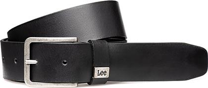 ΑΝΔΡΙΚΗ ΔΕΡΜΑΤΙΝΗ ΖΩΝΗ ''SMALL LOGO'' - 112124604 ΜΑΥΡΟ LEE