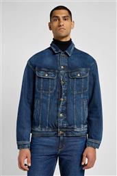 ΑΝΔΡΙΚΟ DENIM JACKET ΜΕ ΛΟΓΟΤΥΠΟ RELAXED FIT ''RIDER'' - 112355580 DENIM BLUE LEE