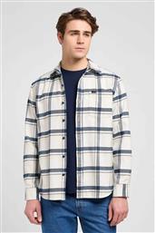 ΑΝΔΡΙΚΟ ΠΟΥΚΑΜΙΣΟ ΜΕ ΚΑΡΟ ΣΧΕΔΙΟ RELAXED FIT ''MERCANTILE'' - 112370571 ΚΡΕΜ LEE