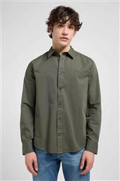 ΑΝΔΡΙΚΟ ΠΟΥΚΑΜΙΣΟ ΜΟΝΟΧΡΩΜΟ REGULAR FIT - 112370548 ΛΑΔΙ LEE