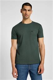 ΑΝΔΡΙΚΟ T-SHIRT ΜΕ ΚΕΝΤΗΜΕΝΟ ΛΟΓΟΤΥΠΟ ''ULTIMATE POCKET'' - 112355560 ΧΑΚΙ LEE