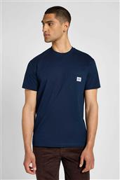 ΑΝΔΡΙΚΟ T-SHIRT ΜΕ ΚΕΝΤΗΜΕΝΟ ΛΟΓΟΤΥΠΟ ''WORKSWEAR ONE POCKET'' - 112355605 ΜΠΛΕ LEE