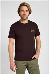 ΑΝΔΡΙΚΟ T-SHIRT ΜΕ LOGO PRINT REGULAR FIT ''WOBBLY'' - 112355587 ΚΑΦΕ LEE